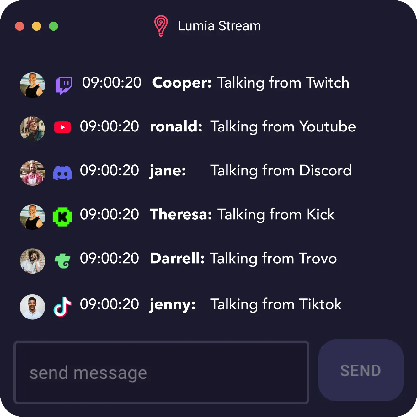 multistream support - Lumia Stream